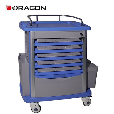 DW-MT85071A Double Side Bin Medicine Trolley